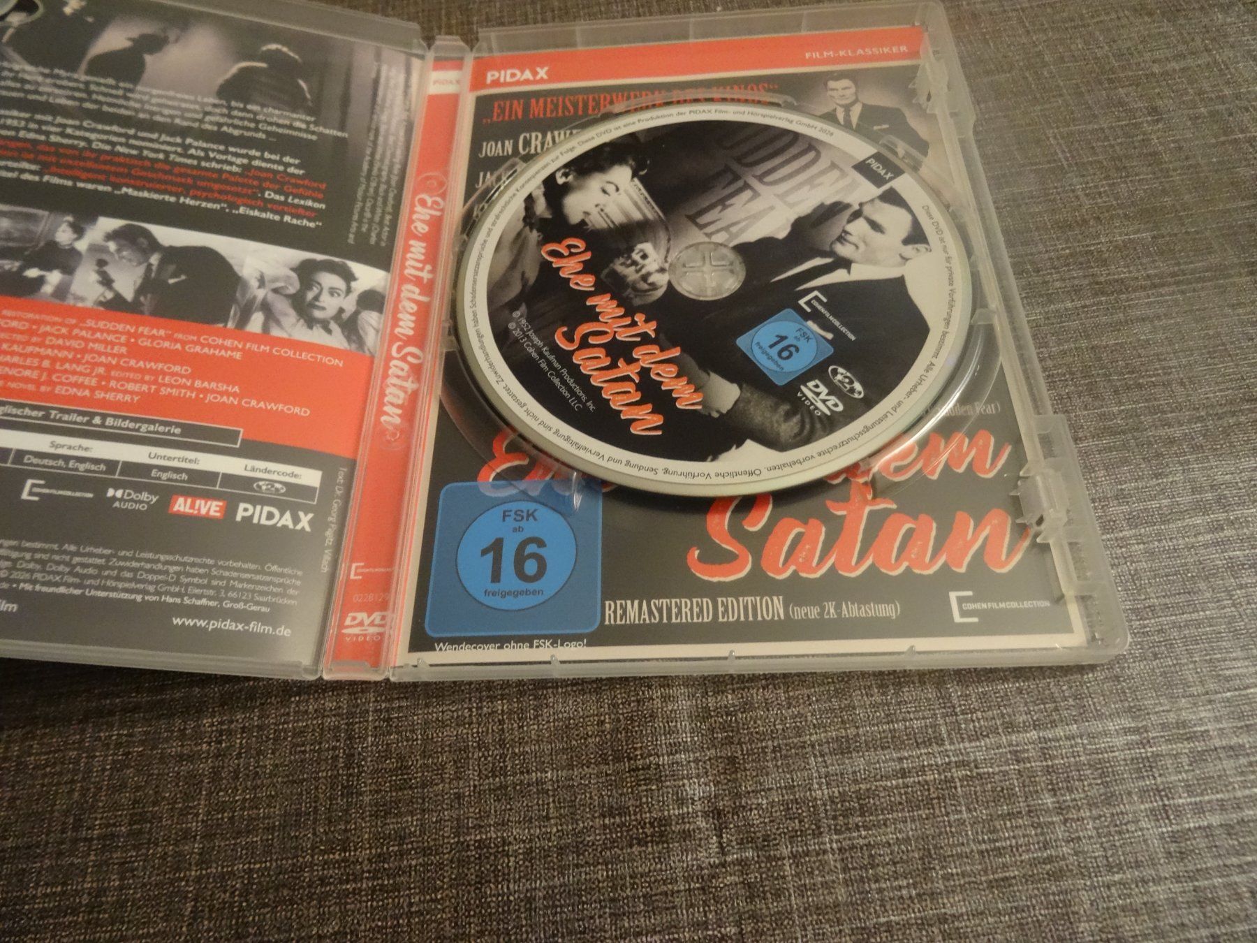 Tutti i DVDs: DVD Ehe mit dem Satan Remastered Edition Pidax – Usato da Olten venduto da Disc-Verkauf 1