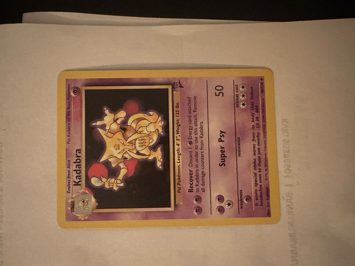Pokémon Carte collezionabili: 1x carte Pokémon wizard 1999 – Usato da Chêne-Bougeries venduto da GLM24