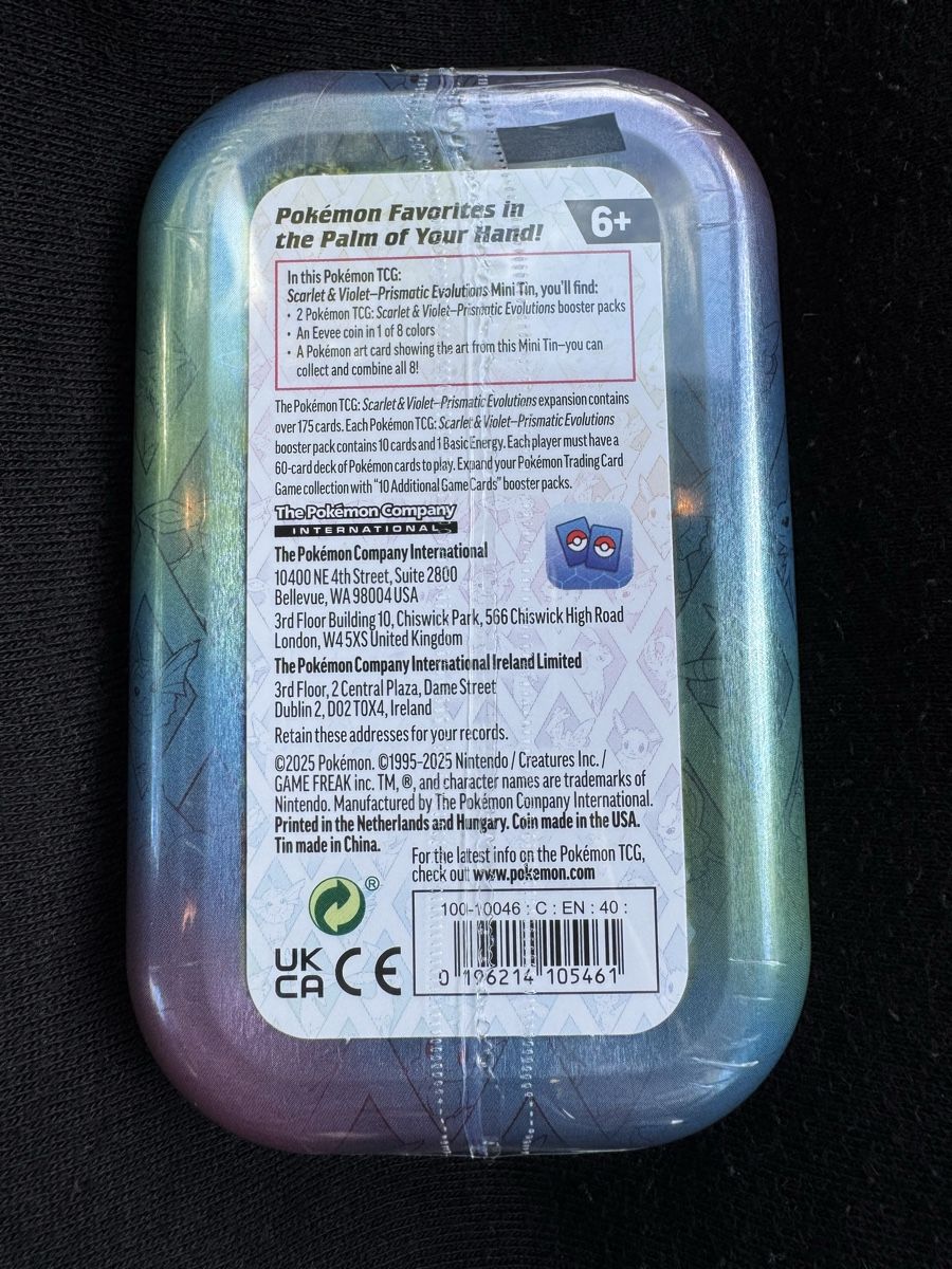 Pokémon Sammelbilder & Trading cards: Pokemon Prismatic Evolution Mini Tin - Sealed - English  – Neu und originalverpackt aus Bellinzona von TheCarden 1