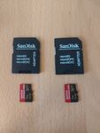 2x Sandisk SD Karte 1tb mit Adapter