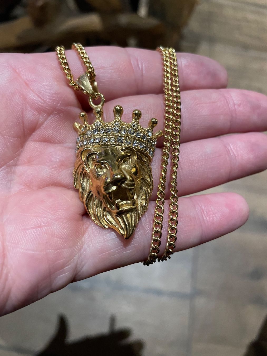 Catenine: Lion head necklace – Nuovo e nell'imballaggio originale da Aarburg venduto da StavFashion 3