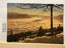 AK von Nebelmeer Rigi Kaltbad