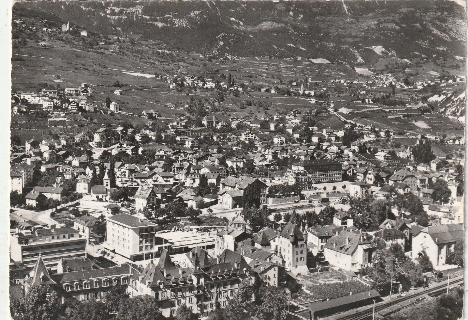 Cartoline postali: Sierrre aus den Flugzeug – Usato da Lumbrein venduto da made02
