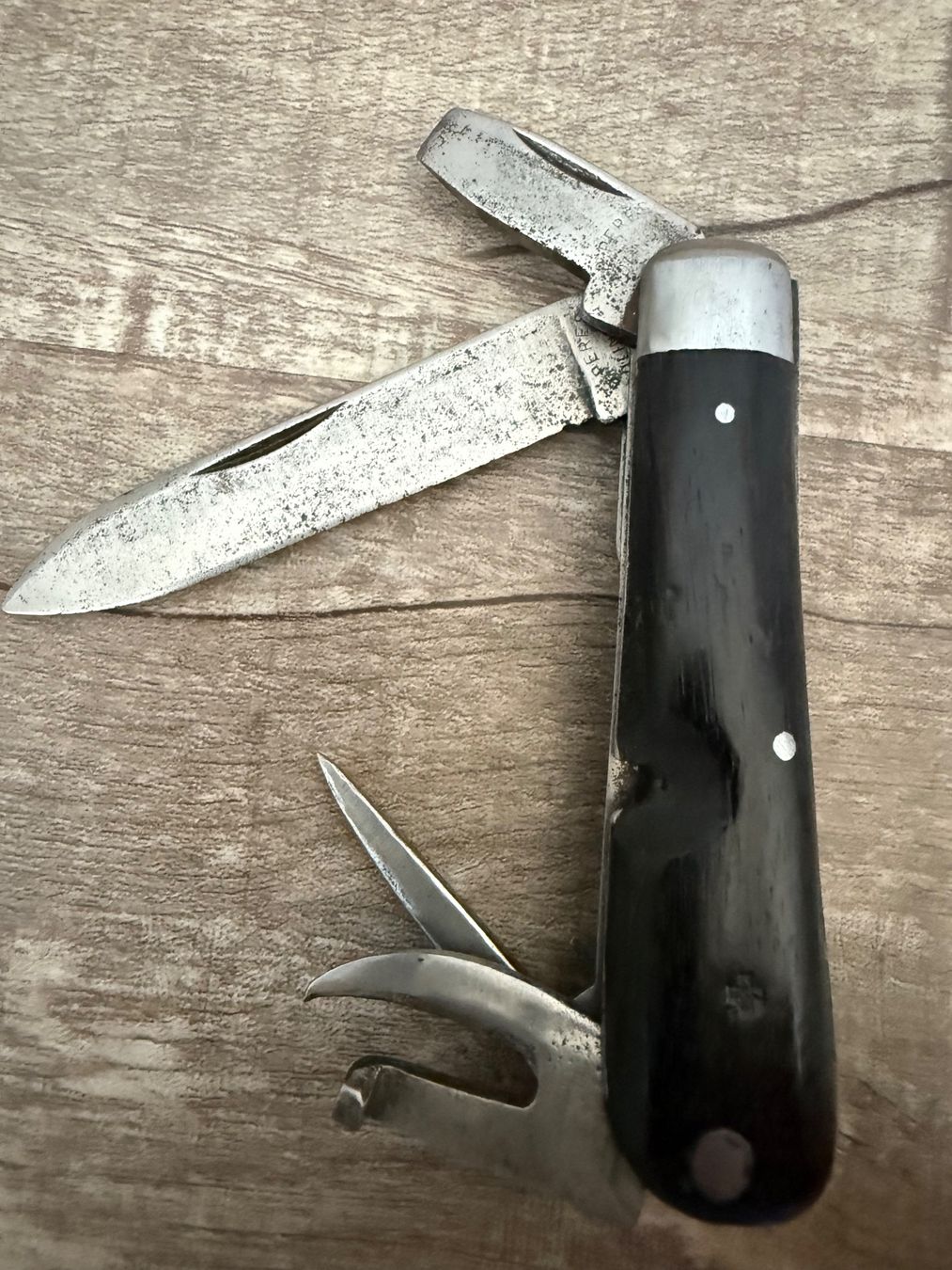 Solingen Coltelli tascabile: Militärmesser D.Peres Solingen – Usato da Wahlen b. Laufen venduto da MIG-25 3