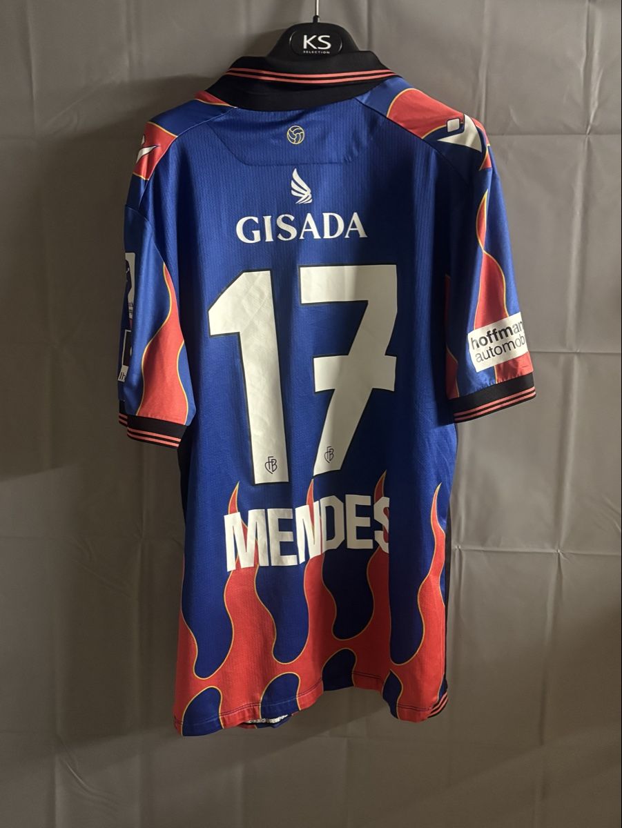 Canottiere & Pantaloni: Fc Basel Matchtrikot Mendes Maistersaison Gr.L – Usato da Basel venduto da kleinerprinz 1