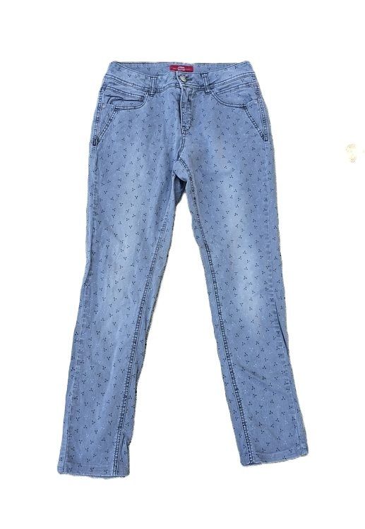 S.Oliver Jeans: S.Oliver coole Jeans Gr. 34 grau gemustert - SMART CHINO – Usato da Füllinsdorf venduto da Sunnebliemli7