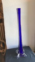 Soliflore vintage bleu verre Glass