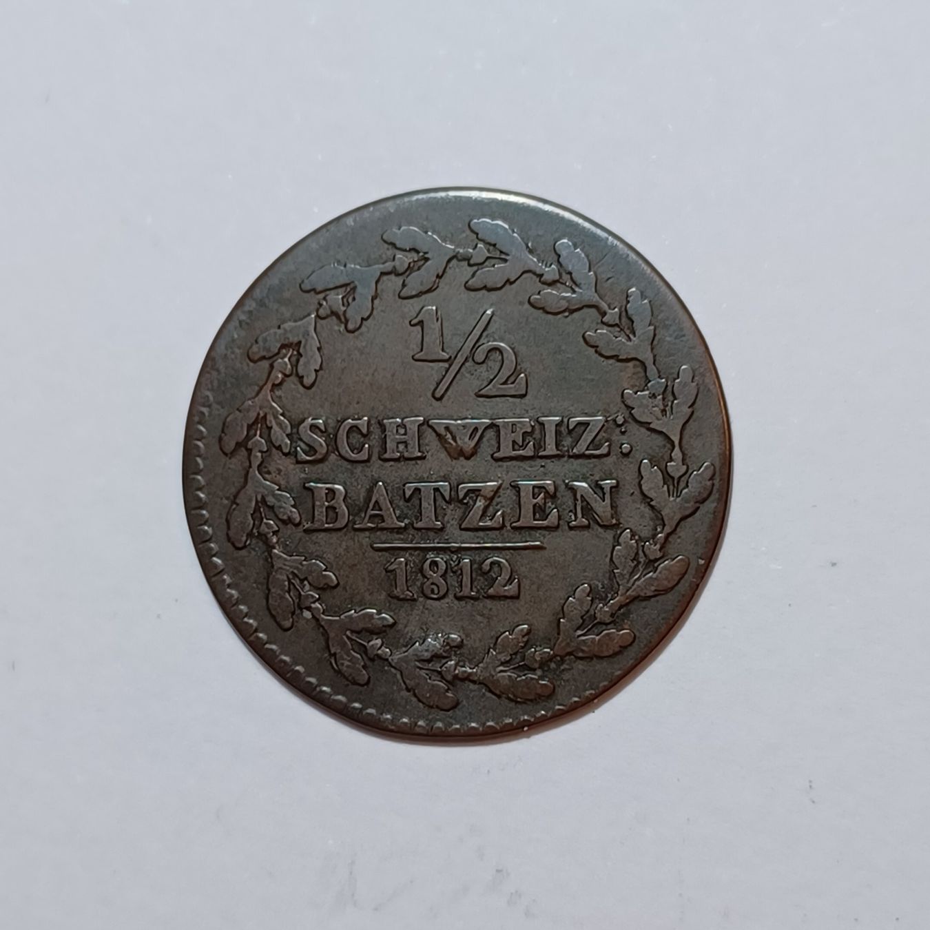Tutti le monete: 1/2 Batzen 1812 Graubünden – Usato da Pfäffikon ZH venduto da Schweizer_Muenzen