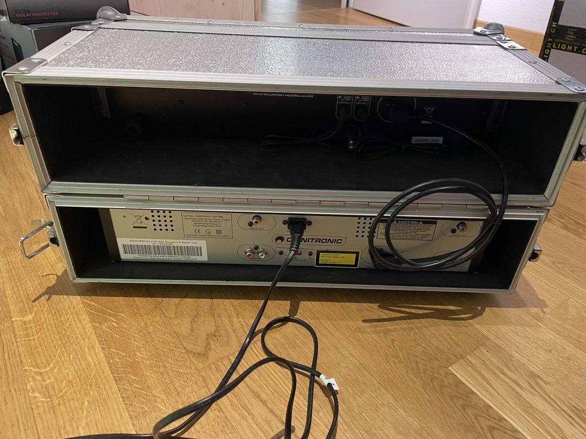Lettore multimediale & Streamer: Omnitronic CDP-386 Doppel CD Player im Flightcase, – Usato da Kriens venduto da horse_adi 3