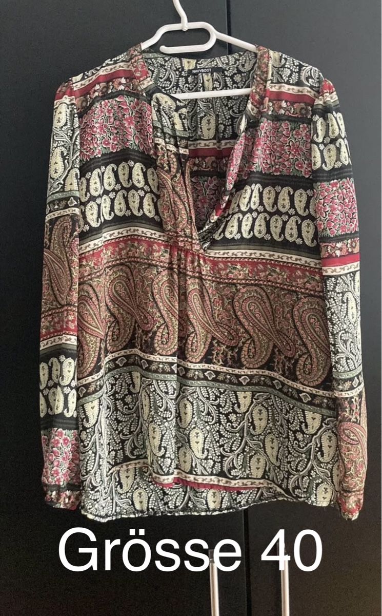 Camicette: Boho Bluse Grösse 40, Paisley Muster – Usato da Baden venduto da peace_bluemli