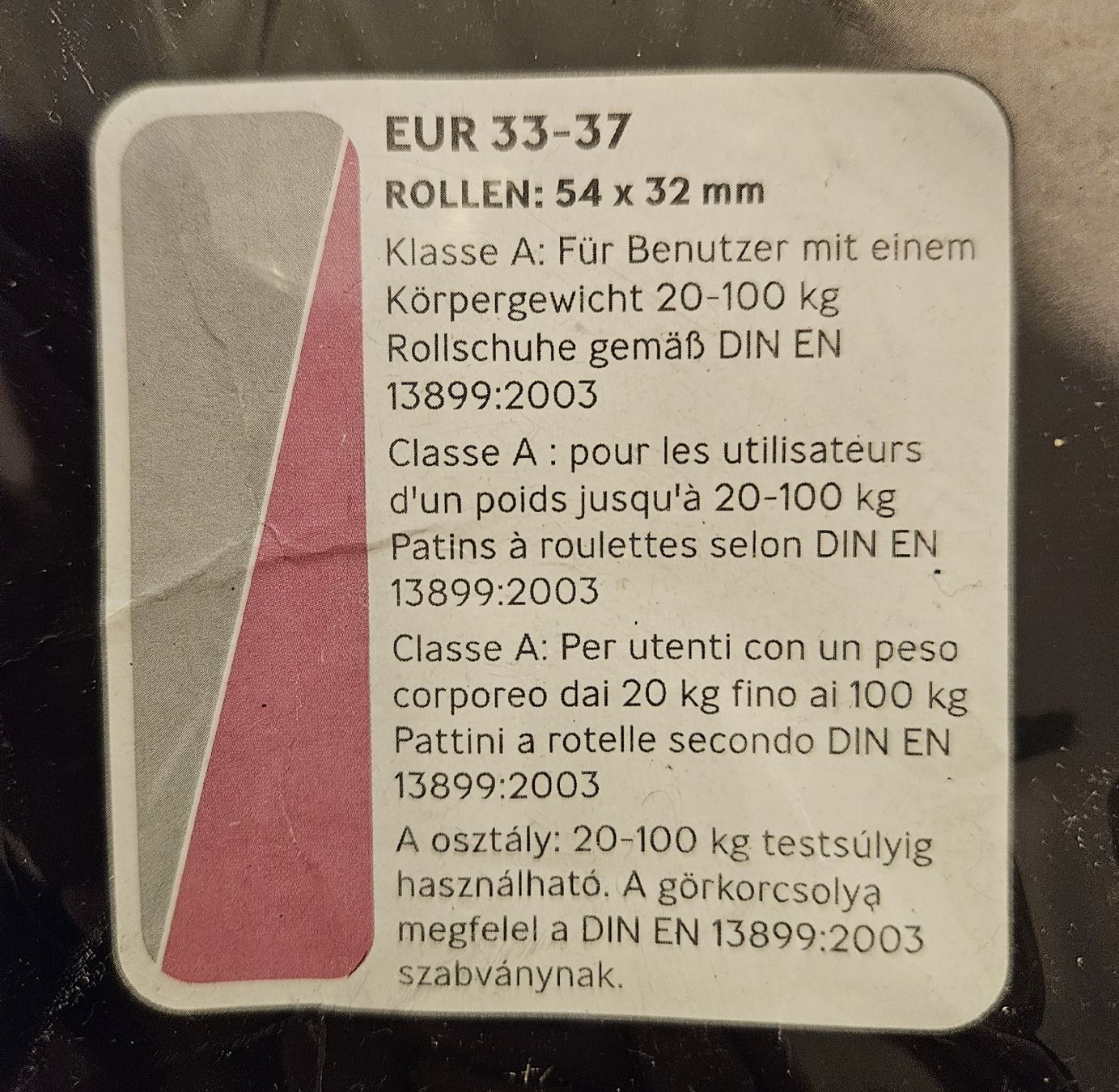 Pattini in linea & Pattini a rotelle: Rollschuhe, Grösse 33-37, Neuwertig – Nuovo (secondo la descrizione) da Ottikon b.Kemptthal venduto da Jigsaw1 6