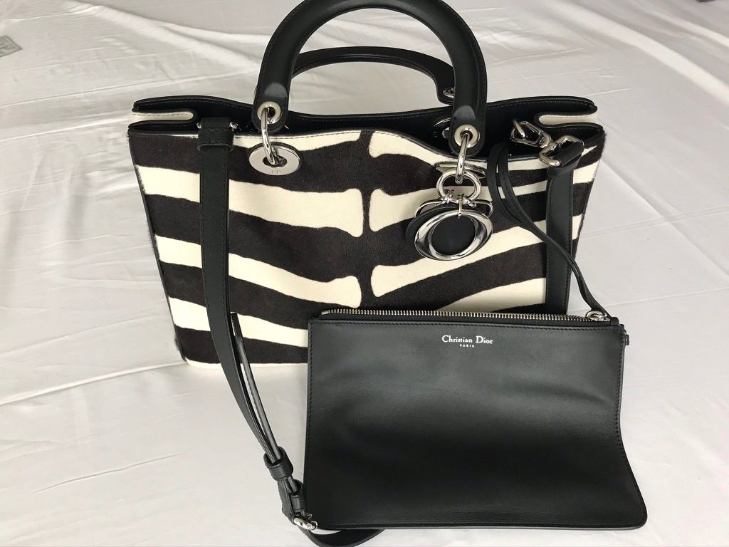 Dior Borse da donna: CHRISTIAN DIOR  "LADY DIOR"   Zebraroptik – Usato da Kreuzlingen venduto da MONACH2 3