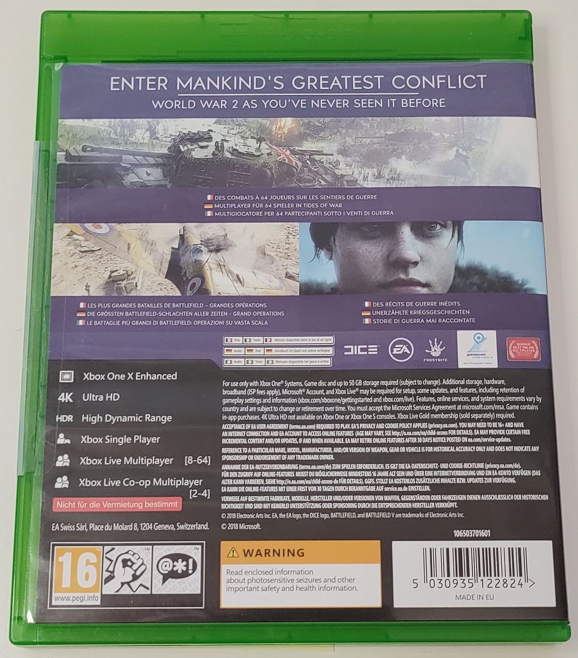 Spiele: Xbox One: Battlefield V | Battlefield 5 – Gebraucht aus Uznach von Cheese-Us 1
