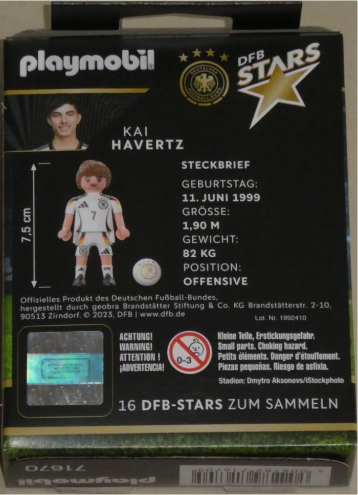 Playmobil Giocattoli: Playmobil 71670 Kai Havertz – Nuovo e nell'imballaggio originale da Wagenhausen venduto da M.Sieg 1
