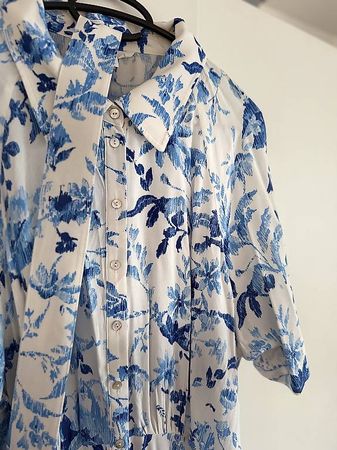 H&M, Sommer-Blusenkleid, Gr. 42