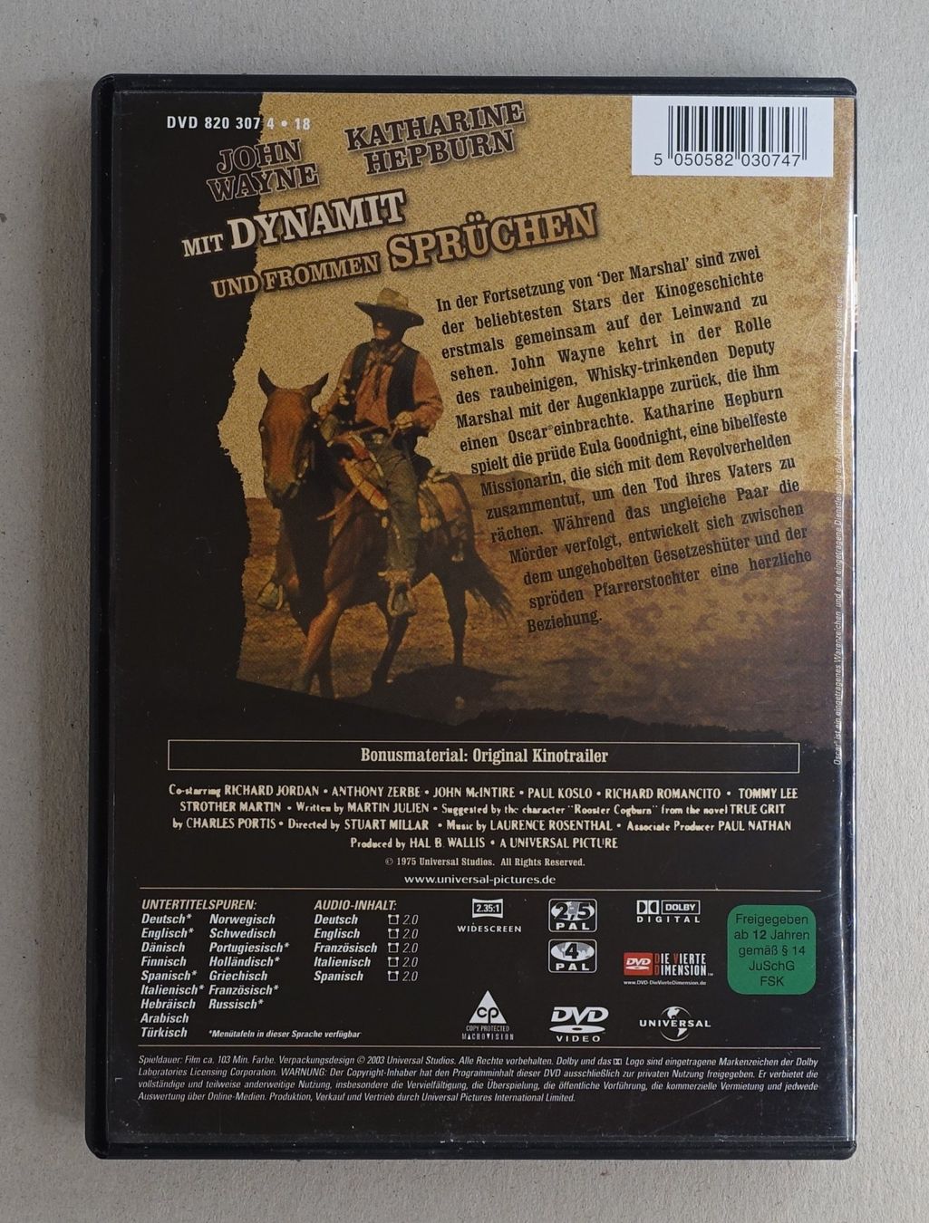 Tous les DVDs: Mit Dynamit und frommen Sprüchen - DVD mit John Wayne – D'occasion à Sessa par fraenklishop 1