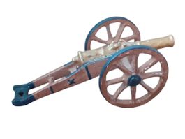 Historische Miniatur Kanone, detailliert, Metall