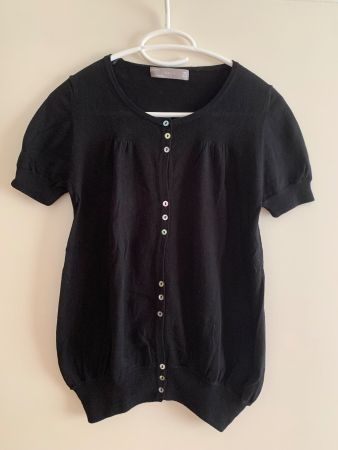 ZARA Shirt kurzarm  schwarz Grösse S