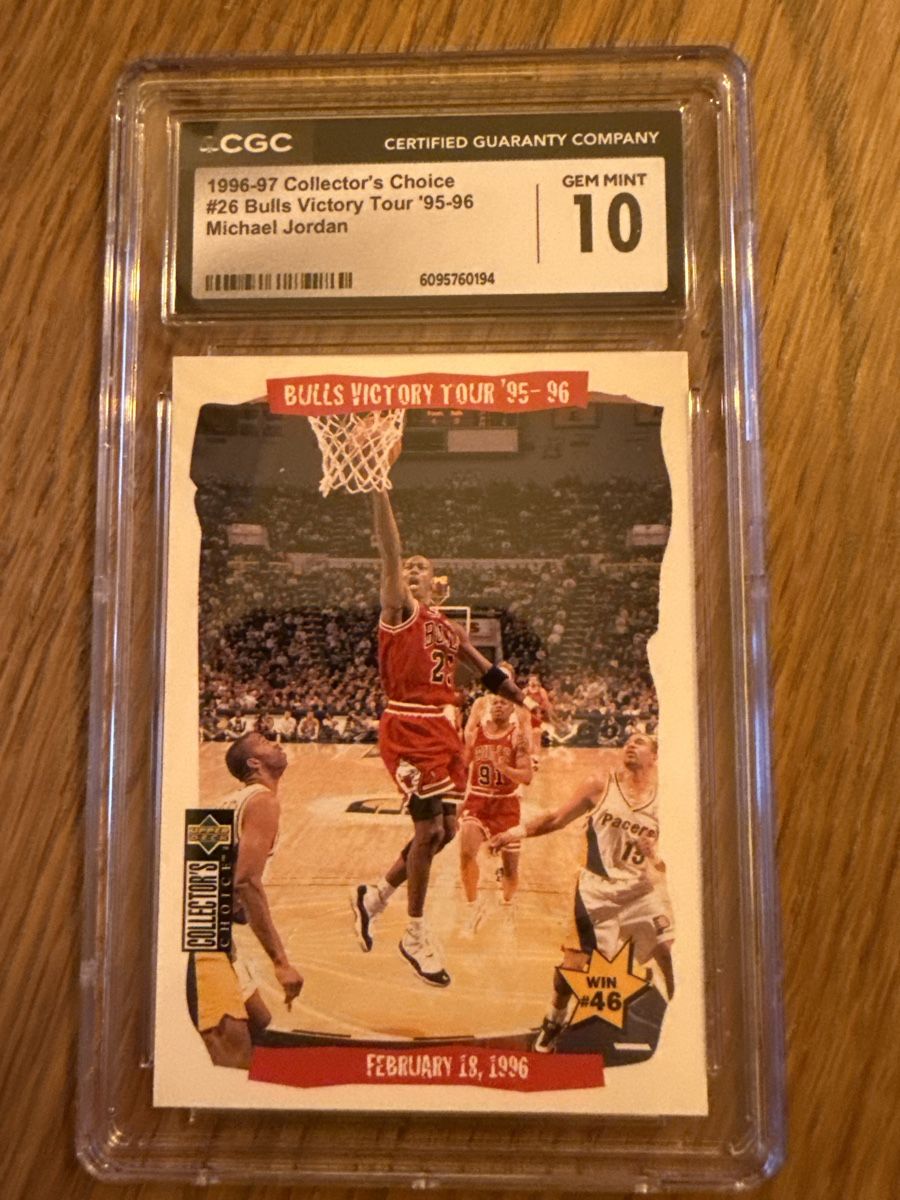 Jordan Carte collezionabili: Michael Jordan 1996-97 CGC GEM MINT 10! – Usato da Giswil venduto da Jay14Records