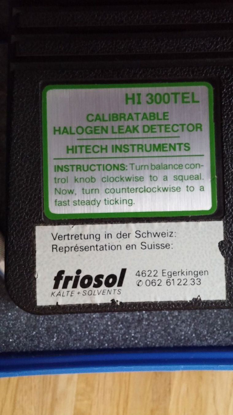 Tutti gli attrezzi: Halogen Leak suchgerät Detector HI300TEL – Usato da Zürich venduto da sendbad 4