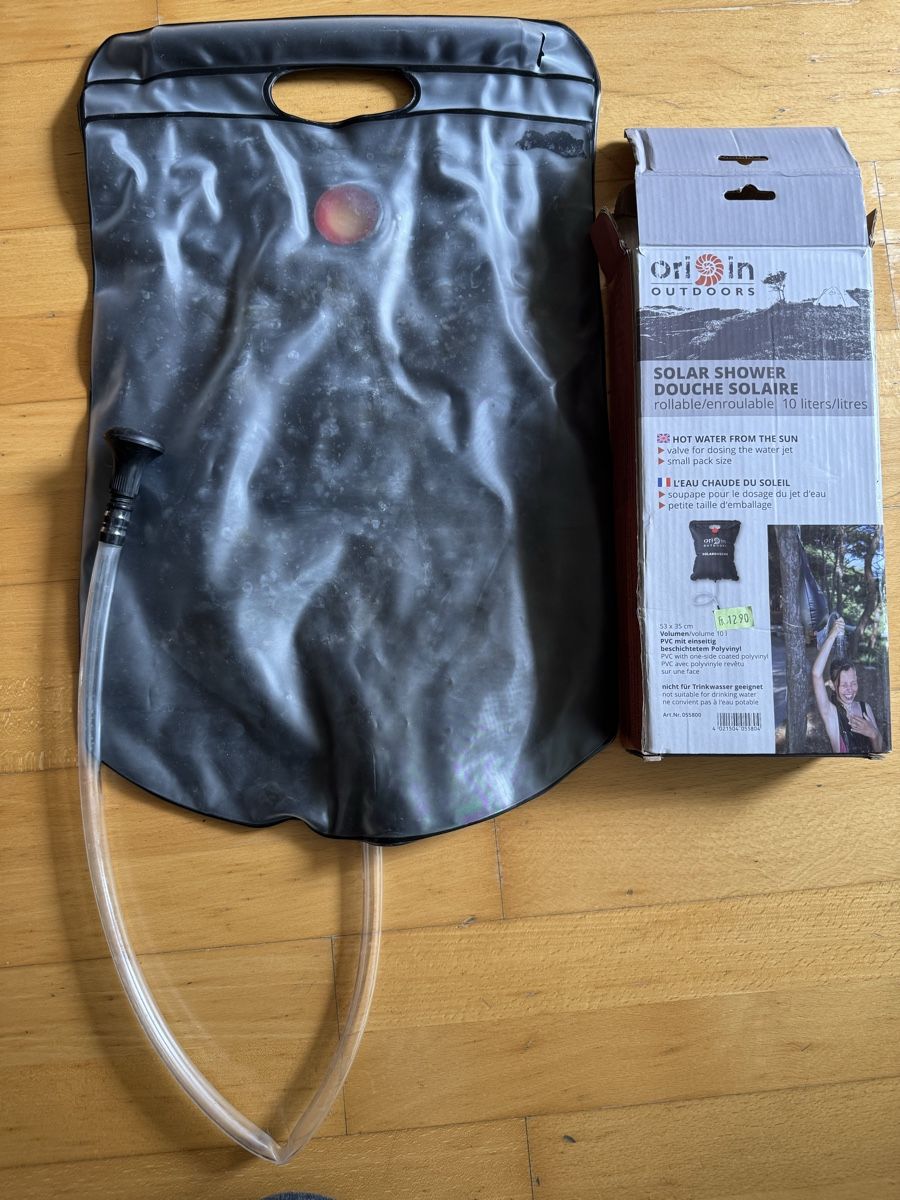 Docce: Solardusche Orion 10L wenig gebraucht – Usato da belp venduto da Squashbiker10 1