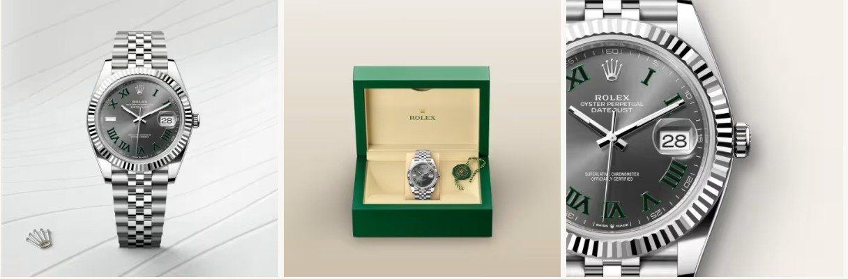 Rolex Uhren: Rolex Datejust 41mm Wimbeldon 2026 – Neu und originalverpackt aus Belp von Nike- 1