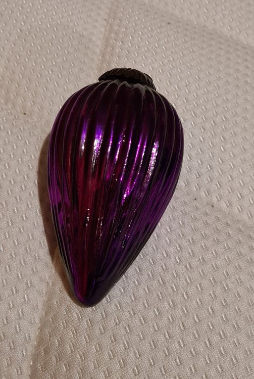 8 Weihnachtskugeln Tropfenform lila (mittel) Kaufen auf Ricardo