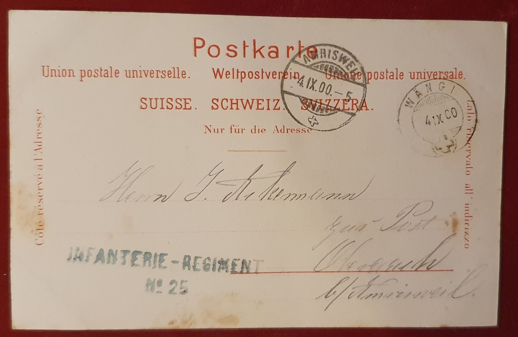Cartoline postali: Gruss aus Lommis 1900 – Usato da Kreuzlingen venduto da Rschweiz1 1