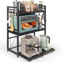 Mikrowellenregal mit Schublade 3 Ebenen Küchenregal