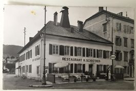 LES VERRIÈRES Café Restaurant Schneider-Jacot, Tanksäule
