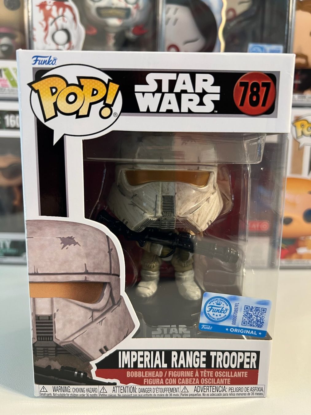 Funko Statuette: Funko POP! Star Wars Andor Imperial Range Trooper Limitée – Nuovo e nell'imballaggio originale da Le Mouret venduto da perfectbijou