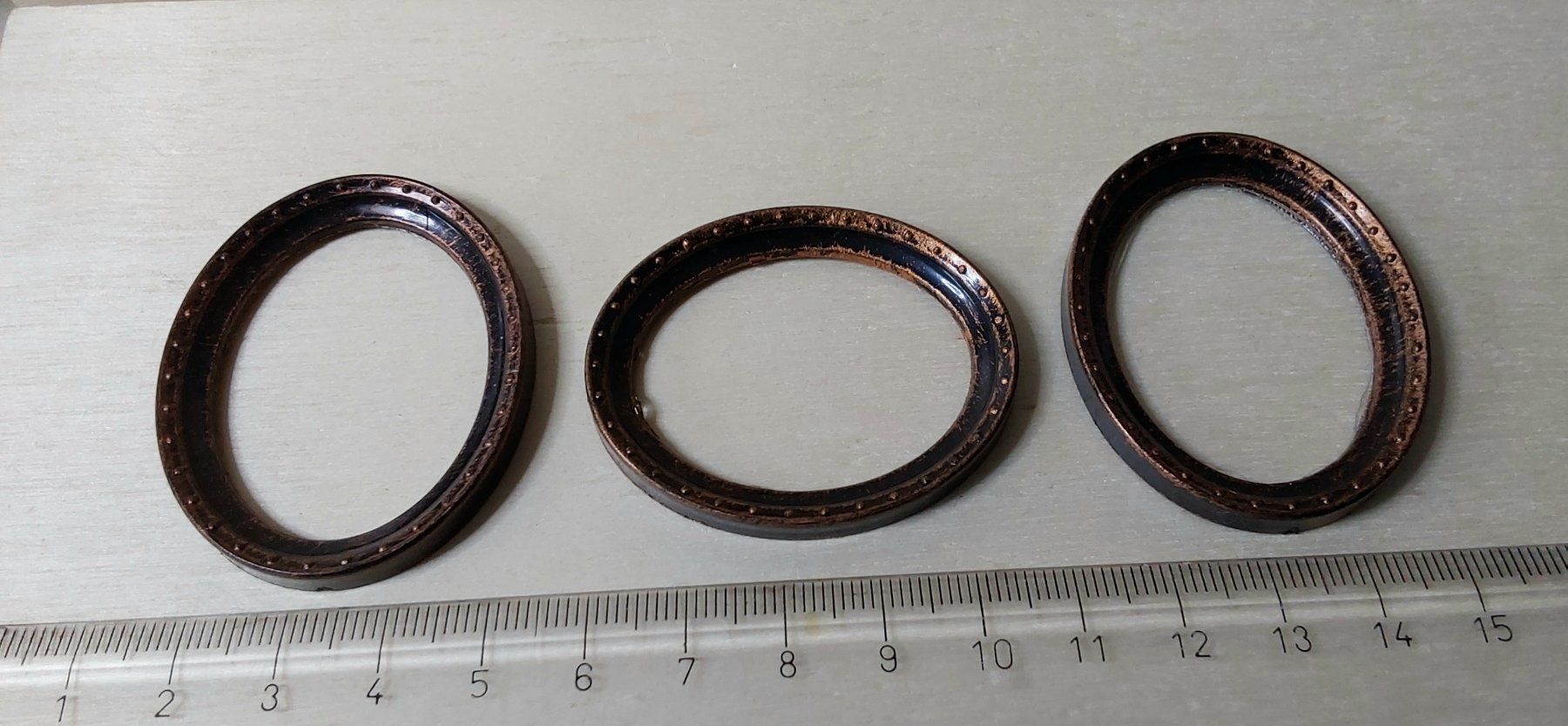 Case e mobili per bambole: 3 x BILDERRAHMEN 1 .....1:12 – Nuovo (secondo la descrizione) da Adlikon b. Regensdorf venduto da Mara10