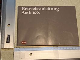 buch, heft. audi 100 betriebsanleitung 9/1982