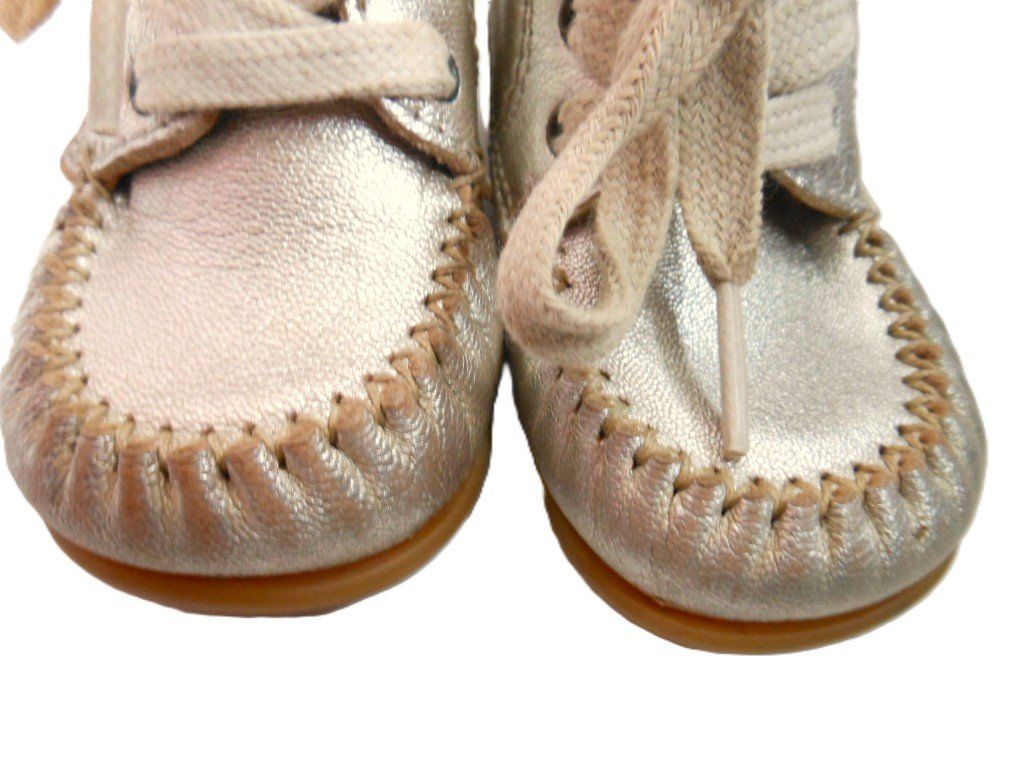 Bisgaard Scarpe per ragazze: weiche BISGAARD Gr. 21 Leder Halbschuhe GOLD NP80.-+ – Usato da Basel venduto da frausommerwind 4