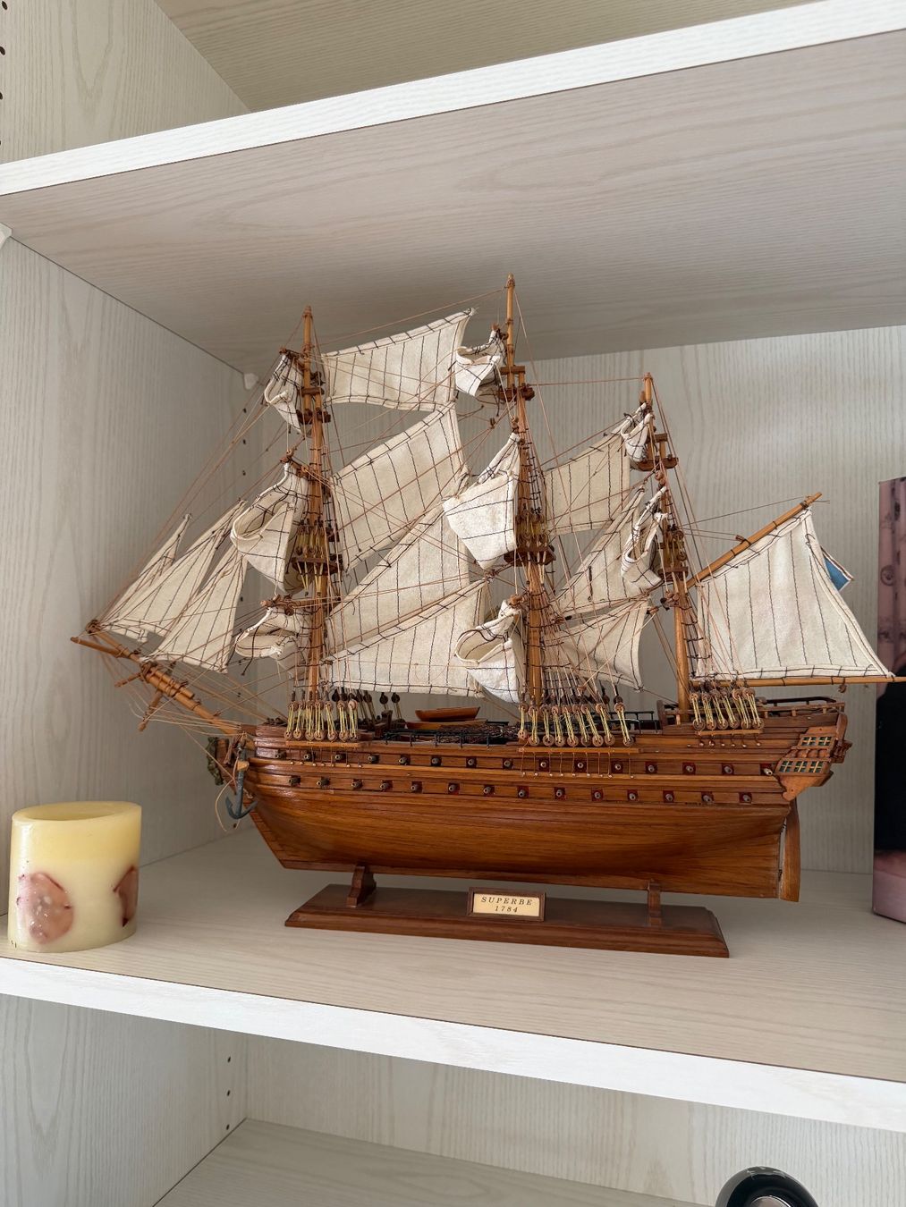 Kit di modellismo & Modellini statici: Schiffsmodell «Le Superbe 1784» Holz – Usato da Luzern venduto da jd111111