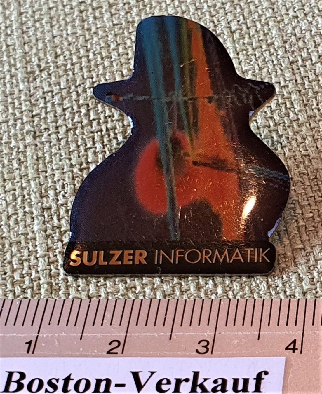 Spille & Fermagli: E179 - Pin SULZER Informatik Kunst Pin – Usato da Reinach BL venduto da Boston-Verkauf 1