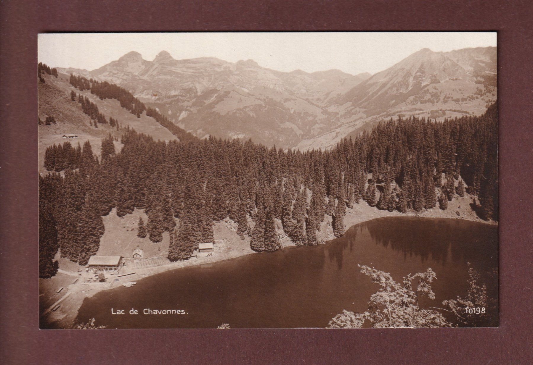 Cartoline postali: LAC DES CHAVONNES - 1923 – Usato da Pully venduto da nicecards-shop
