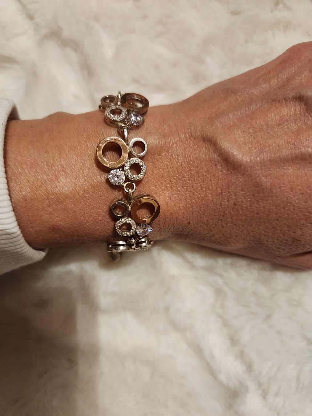 Bracciali & Braccialetti: bracelet argent + swarovski – Usato da Echandens venduto da kimy03 2