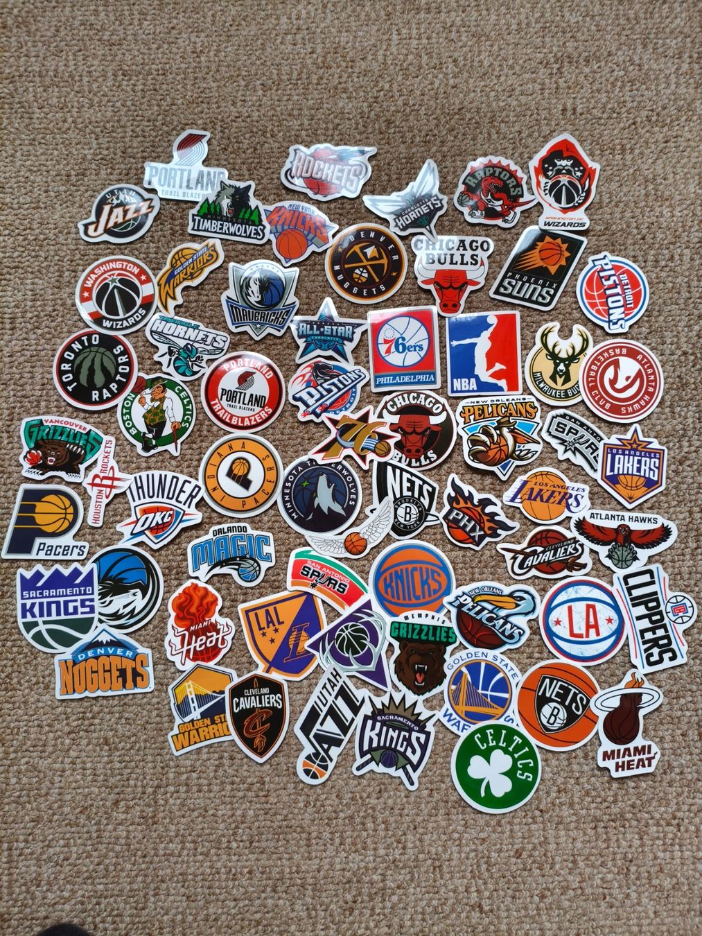 Sticker: NBA Basketball Sticker Set – Nuovo e nell'imballaggio originale da Vogelsang AG venduto da miinlade 1