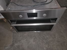 BO4BEMGM Einbaubackofen Compact 45 Mikrowelle Grill Chrom