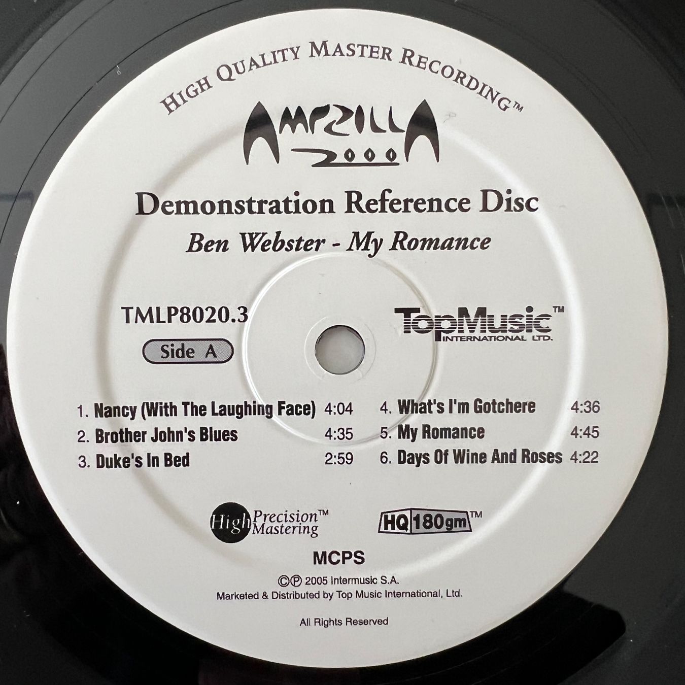 Dischi in vinile: Ben Webster - My Romance / ??-Press. 2005 - TOP – Usato da Gais venduto da soundcave57 4