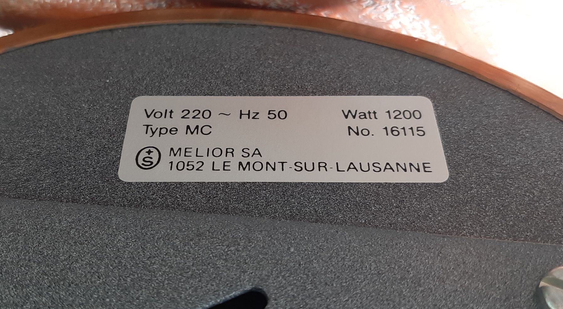 Padelle: Elektro Mongolentopf Feuertopf Melior  -  Swiss Made – Usato da Tagelswangen venduto da BrigittaC01 7