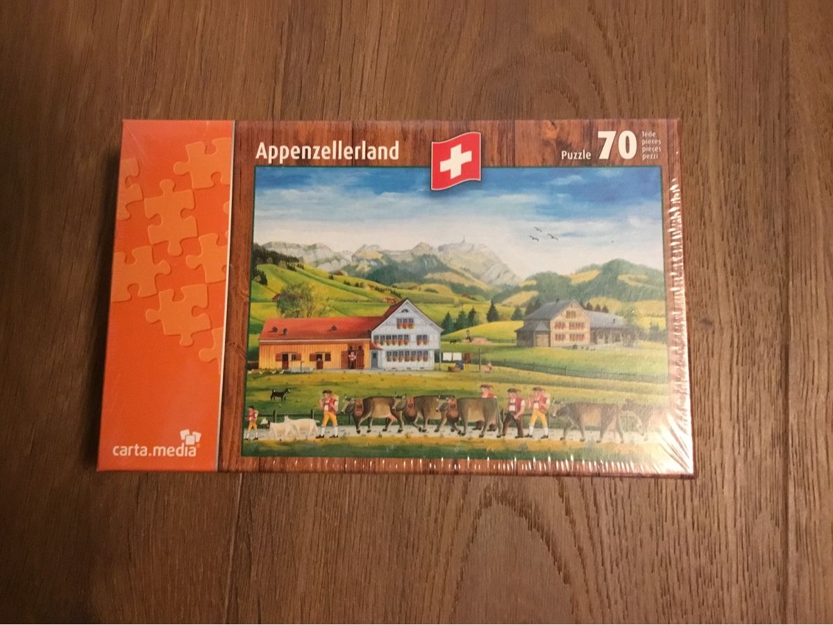 Puzzle: Puzzle Appenzell, 70 Teile – Nuovo e nell'imballaggio originale da Oberhof venduto da Hibrzel