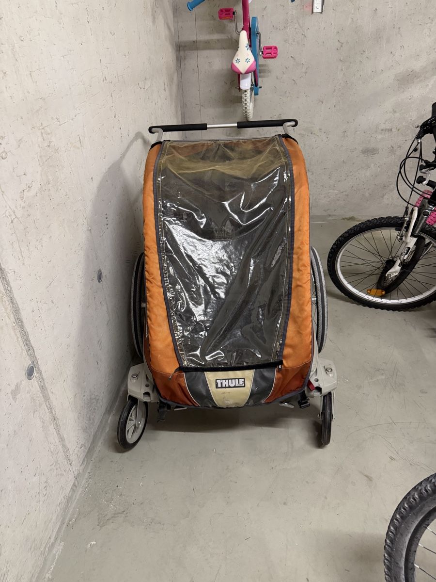 Thule Anhänger: Thule Kinderfahrradanhänger 2-Plätzer – Gebraucht aus Glattpark(Opfikon) von smmj84
