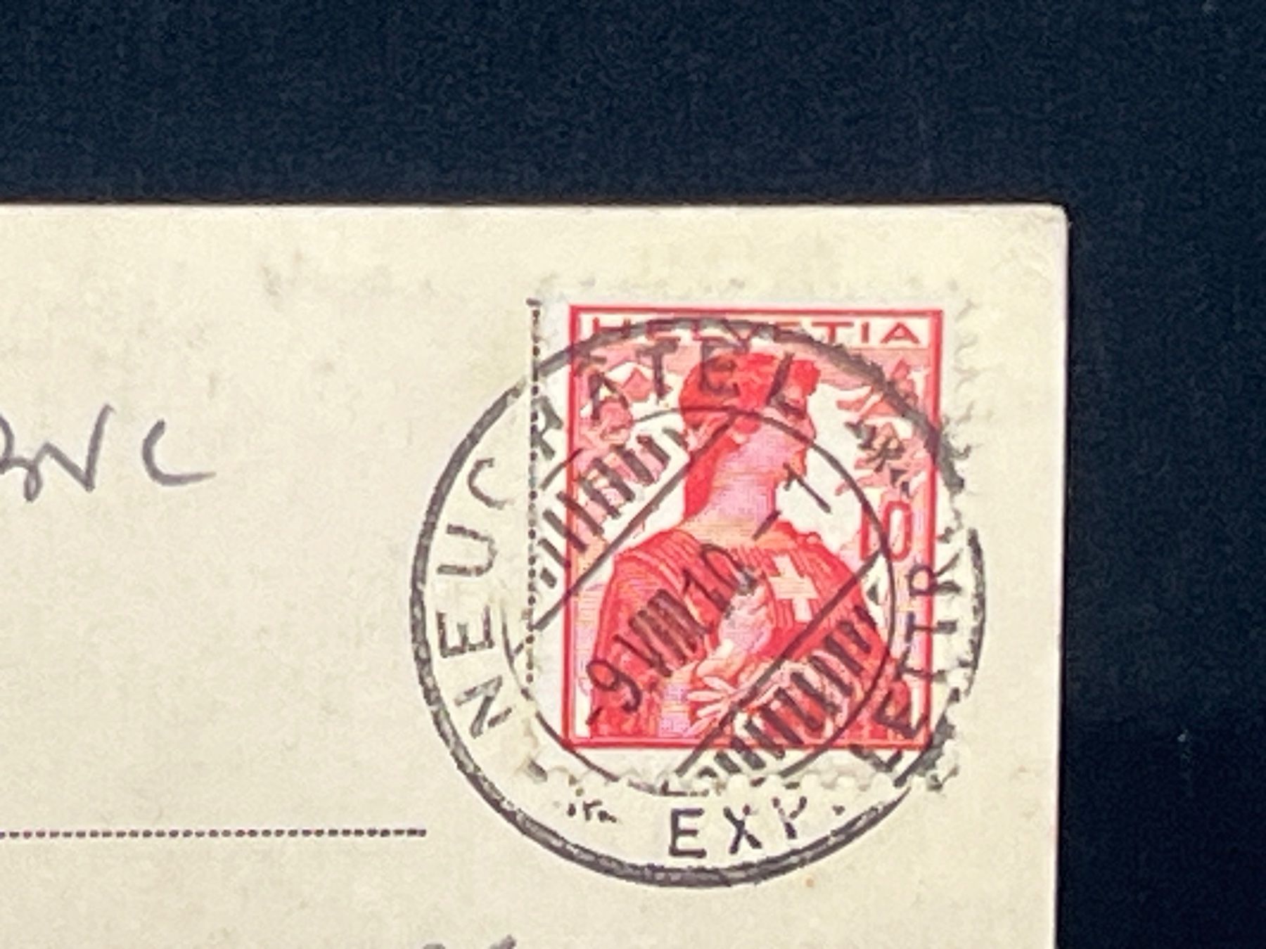 Cartoline postali: Neuchâtel et les Alpes – Usato da Widnau venduto da Brusi9 1