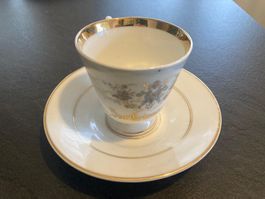 Antike Andenkentasse „Zur Erinnerung“ / Tasse antique