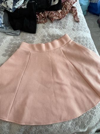 Pimkie Sommerrock Gr. M rosa A-Linie luftig