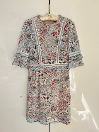 LIKE SANDRO PURE COTTON Dress KLEID, size 38
