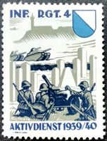 Soldatenmarken 2.WK, Infantrie Rgt 4, Wi Inf 587
