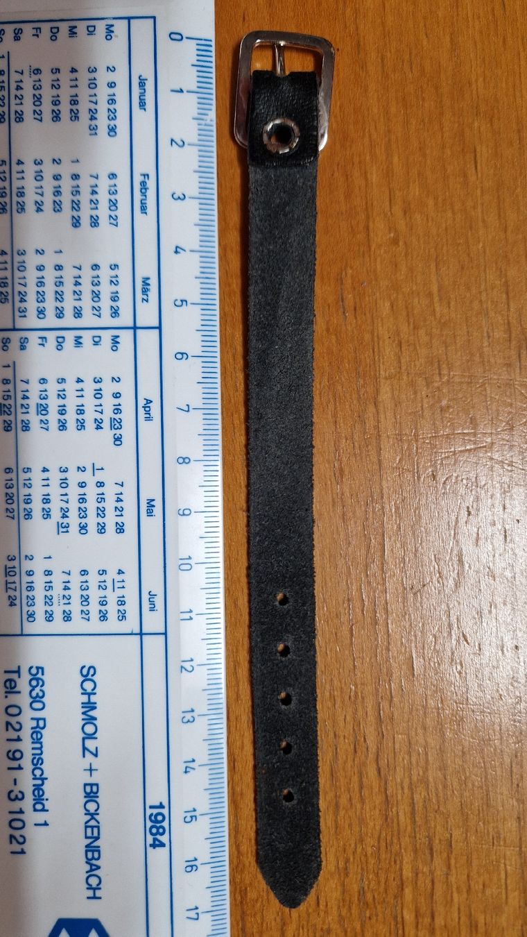 Orologi: sangle en cuir 170 x 10mm – Nuovo e nell'imballaggio originale da Ste-Croix venduto da Sporchet 1